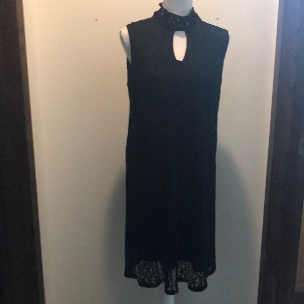 Black mesh dresss